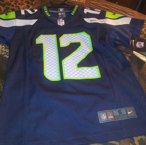 Seattle Seahawk number 12 fan Nike jersey